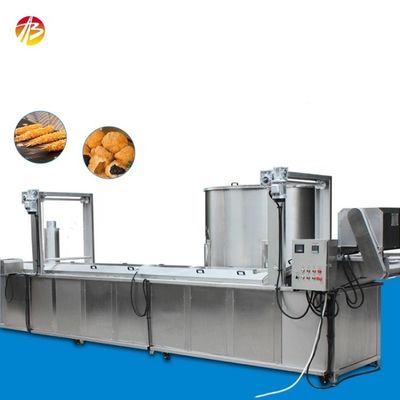 Автоматическая непрерывная фритюрная машина для мясных закусок