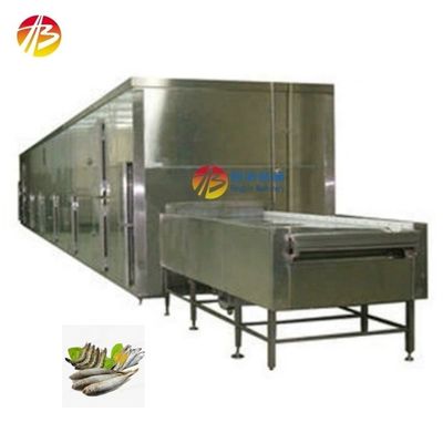 Морепродукты морозильная туннельная машина Hengbin IQF туннельный быстрый морозильник Ширина ремня 2000 мм
