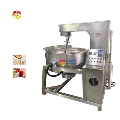 200 кг за партию Industrial Sauce Cooking Kettle с смесителем и смесителем Диаметр 700-1200 мм