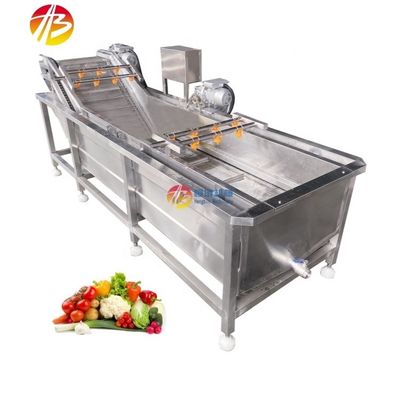 Машина для мытья морских продуктов с пузырьками для фруктовых и овощных перец 3000*1160*1400 мм Размер